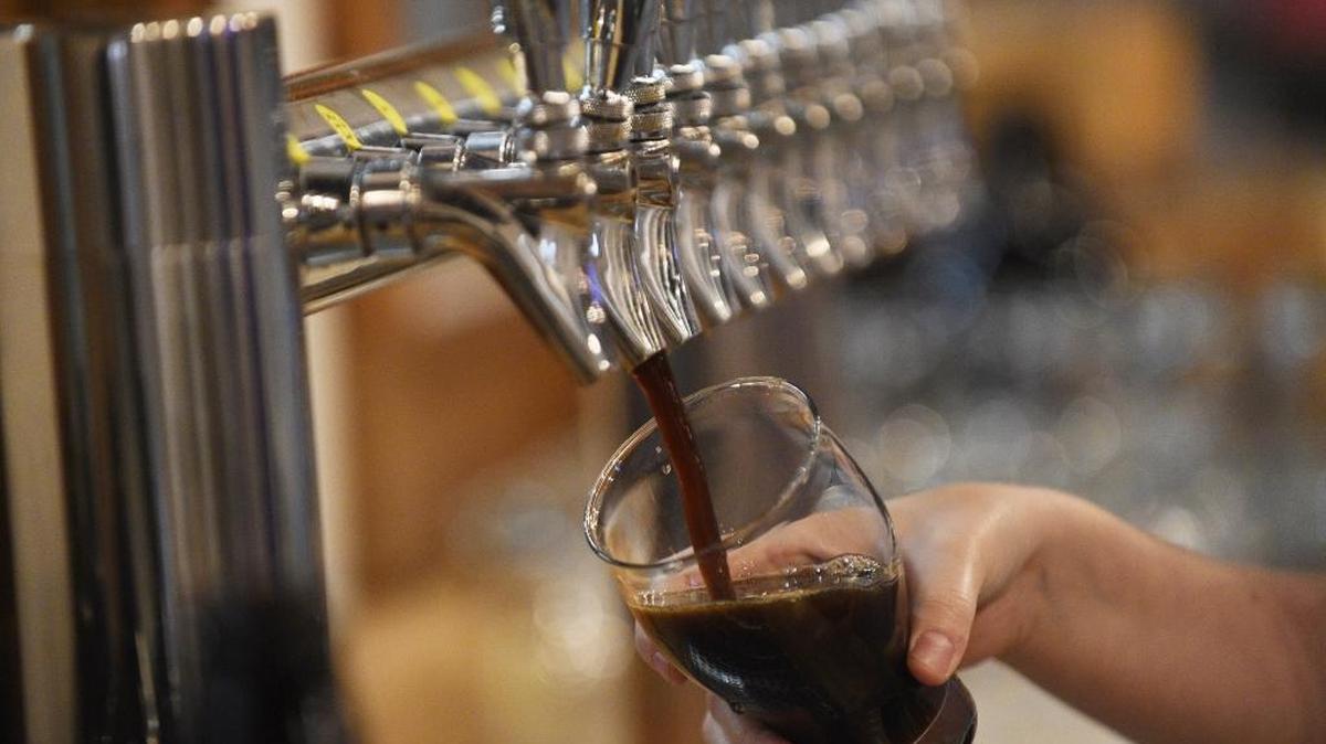 Fresh craft beer