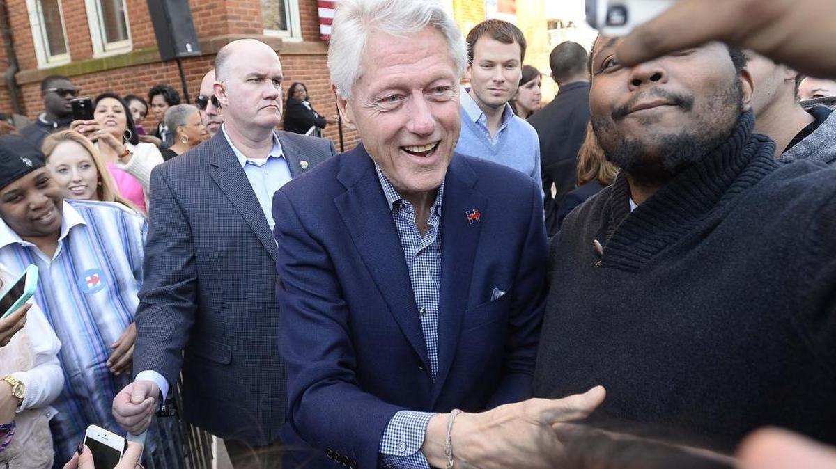 Former President Bill Clinton is scheduled to headline a Wednesday fundraiser in Charlotte, In the March photo, he is seen campaigning for wife Hillary Clinton at Johnson C. Smith University's Biddle Hall in Charlotte.