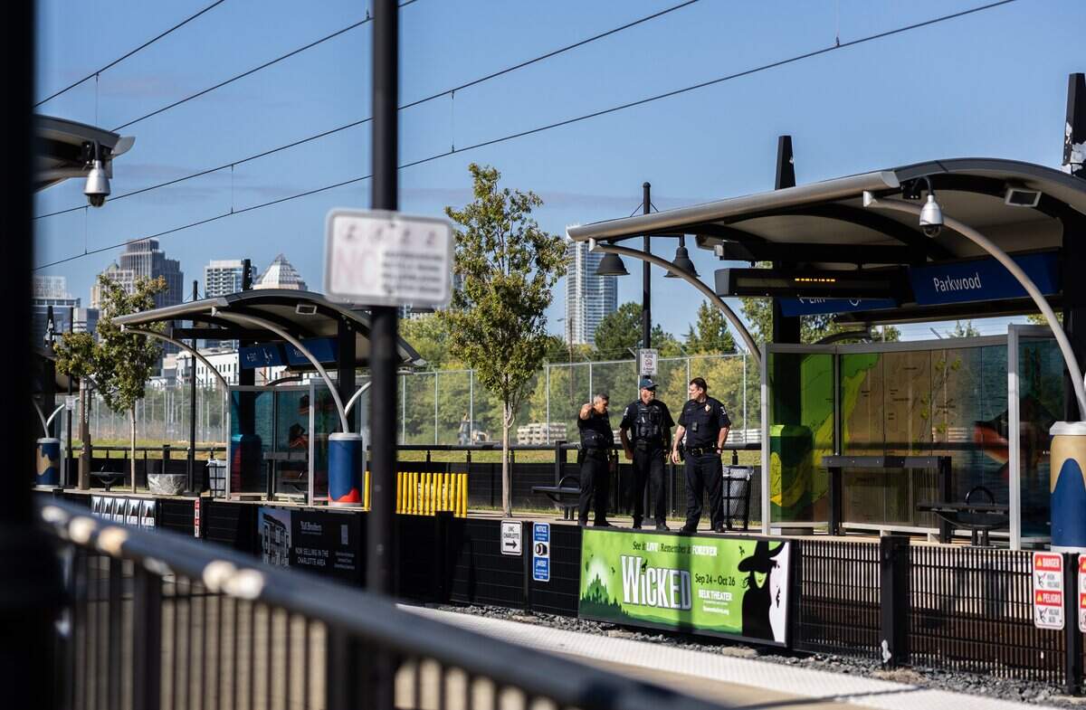The Lynx Blue Line Parkwood Station in Charlotte, N.C., on Wednesday, September 10, 2025.