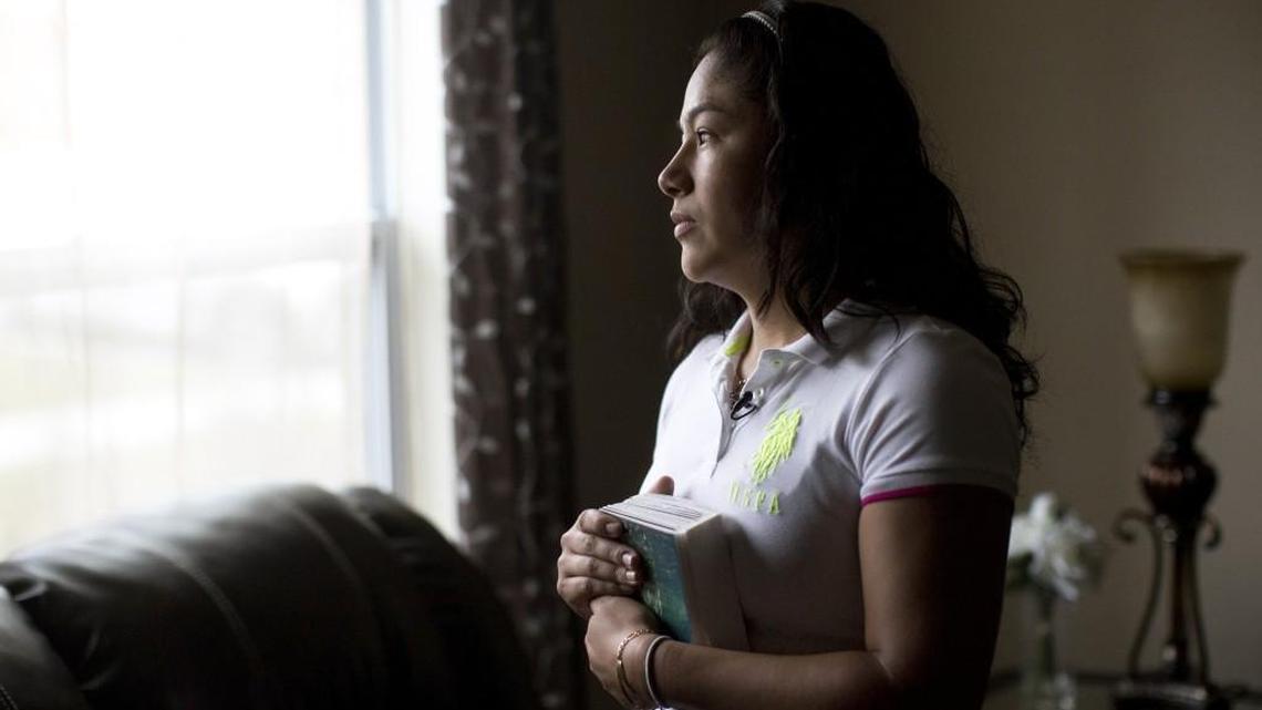 Miriam Martinez Solais shares emotional details about her daughter who still lives in Mexico Thursday, November 5, 2015 in Apex.