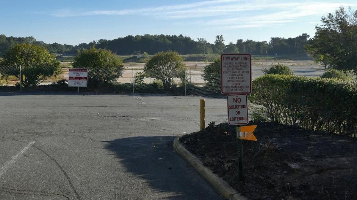 The site of the former Eastland Mall site, at Central Avenue and Albemarle Road.