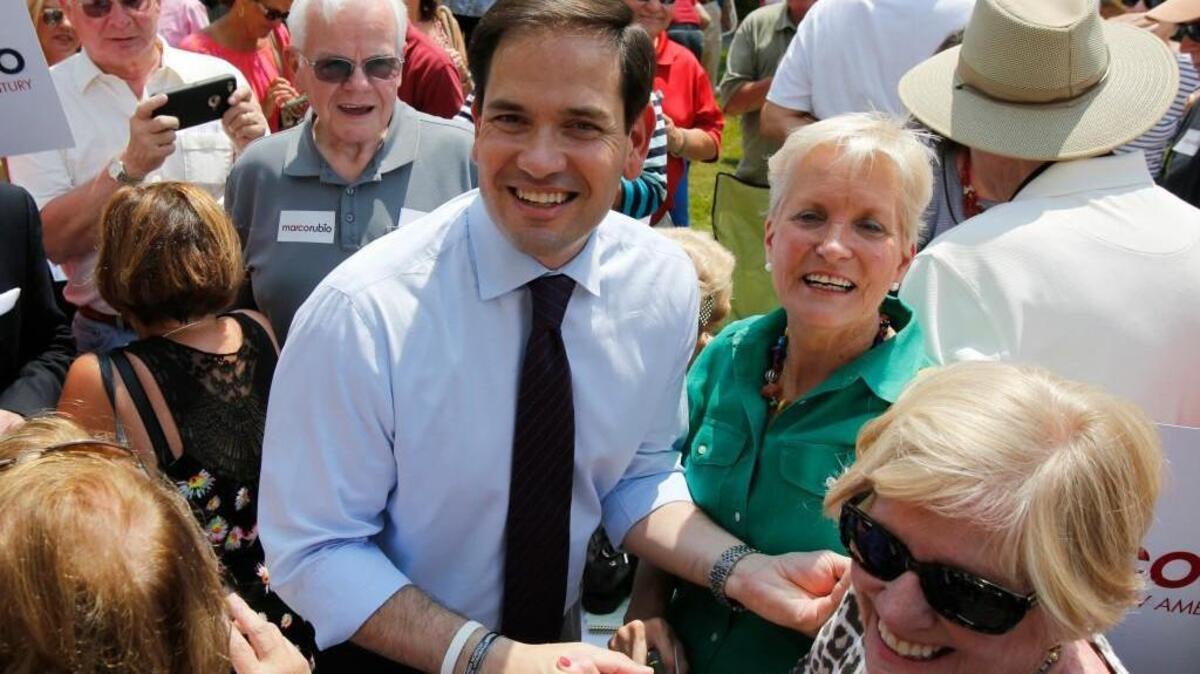 
GOP presidential hopeful Sen. Marco Rubio visits Sun City Carolina Lakes in Indian Land Thursday. His message spoke to reclaiming the American Dream.
