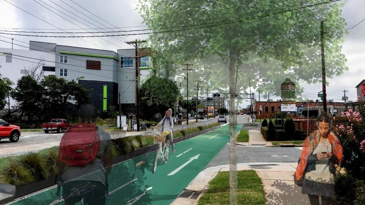 Plaza Midwood residents have petitioned the city to remake Central Avenue (pictured here) and The Plaza.