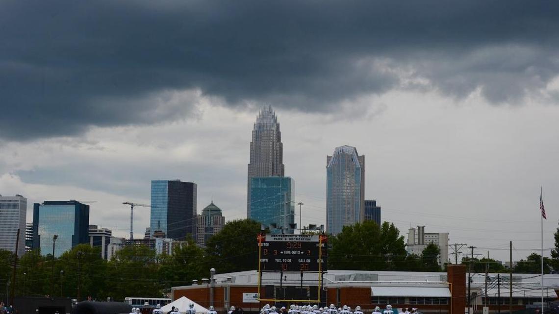 Under a proposal discussed last week by Mecklenburg Commissioners, Memorial Stadium and the Grady Cole Center would be demolished to make room for a new 20,000-seat stadium for a possible Major League Soccer team.