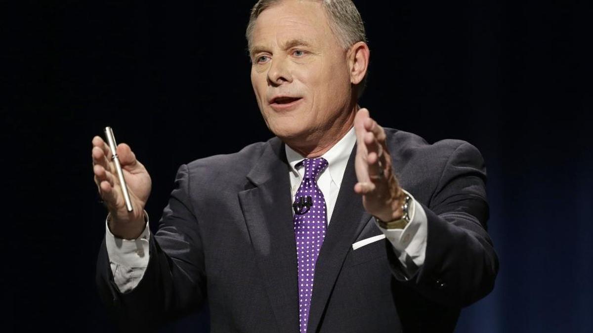 Senator Mark Warner said his confidence is shaken in Richard Burr (pictured here) leading a committee looking into Russian interference in last year's U.S. elections.