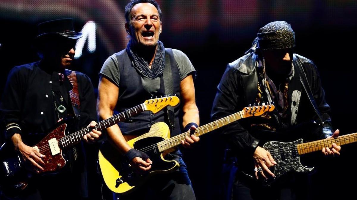 Bruce Springsteen and the E Street Band perform with the concert "The River Tour" at the Camp Nou stadium in Barcelona, Spain, Saturday, May 14, 2016. Springsteen’s show at the Greensboro Coliseum was canceled because he opposes House Bill 2.