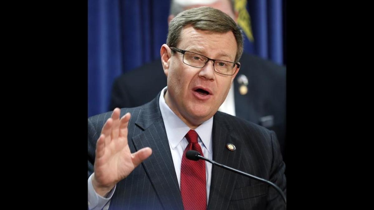 On Friday, the North Carolina Democratic Party filed a complaint with the state elections and ethics board, contending the coalition is working in concert with House Speaker Tim Moore, shown in this file photo, and other House Republicans in violation of state election laws.
