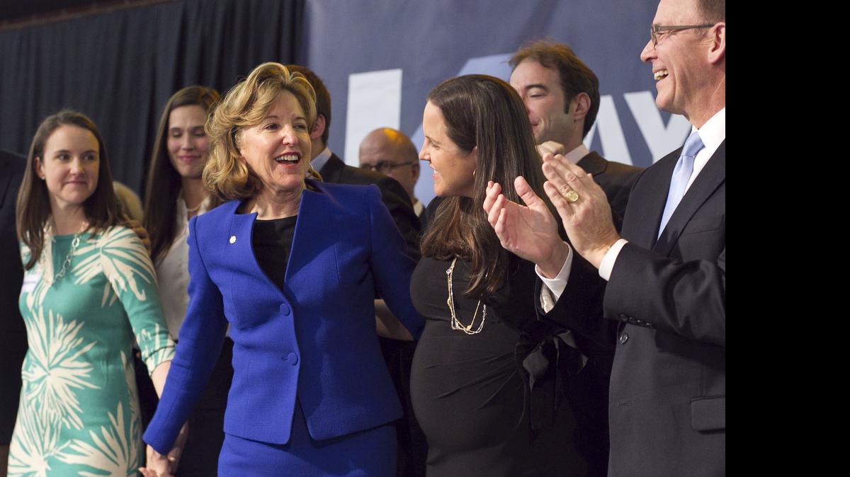 
U.S. Senator Kay Hagan, shown in 2014, says she will not seek to challenge U.S. Sen. Richard Burr in 2016.
