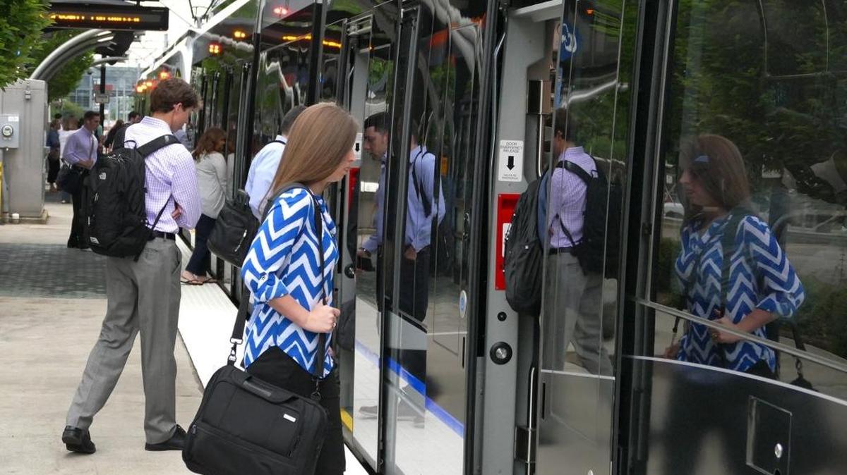The Lynx Blue Line is back to a normal schedule after part of the overhead catenary wire broke Wednesday.