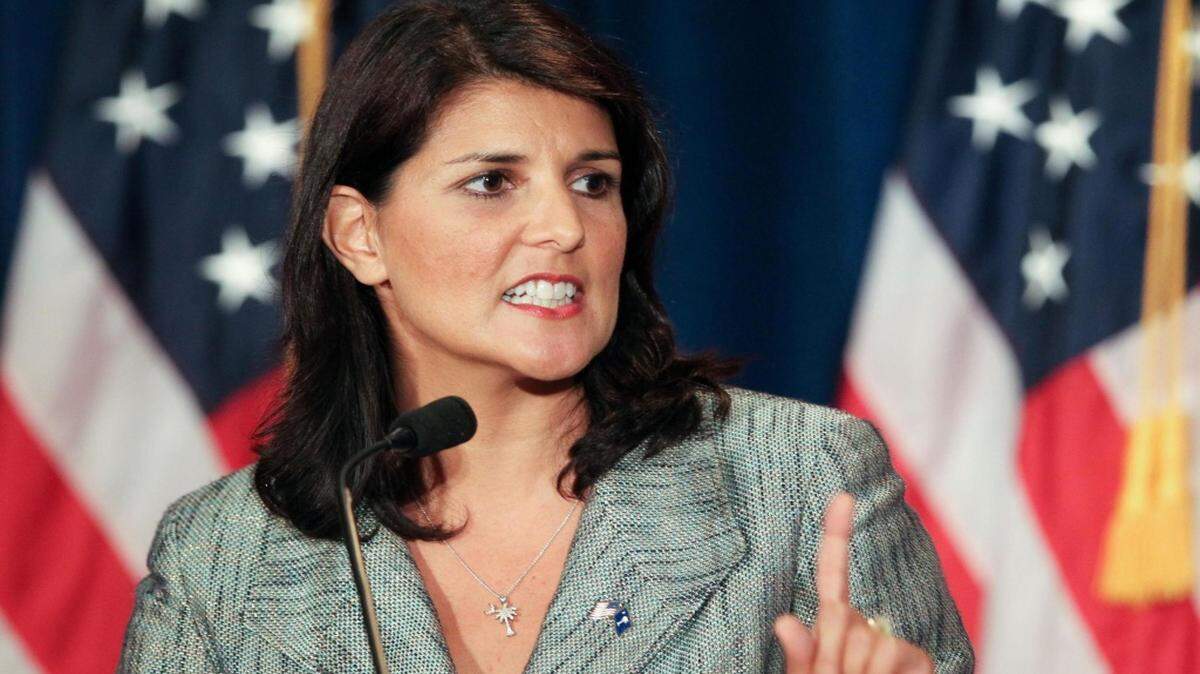 
Gov. Nikki Haley
