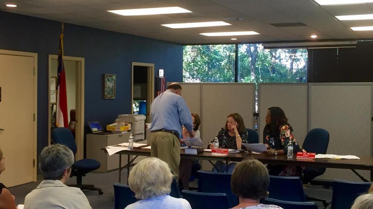 The Mecklenburg County Board of Elections meets Wednesday. The board approved a plan for early voting that included longer voting hours and more polling sites, including one on UNC-Charlotte’s campus.