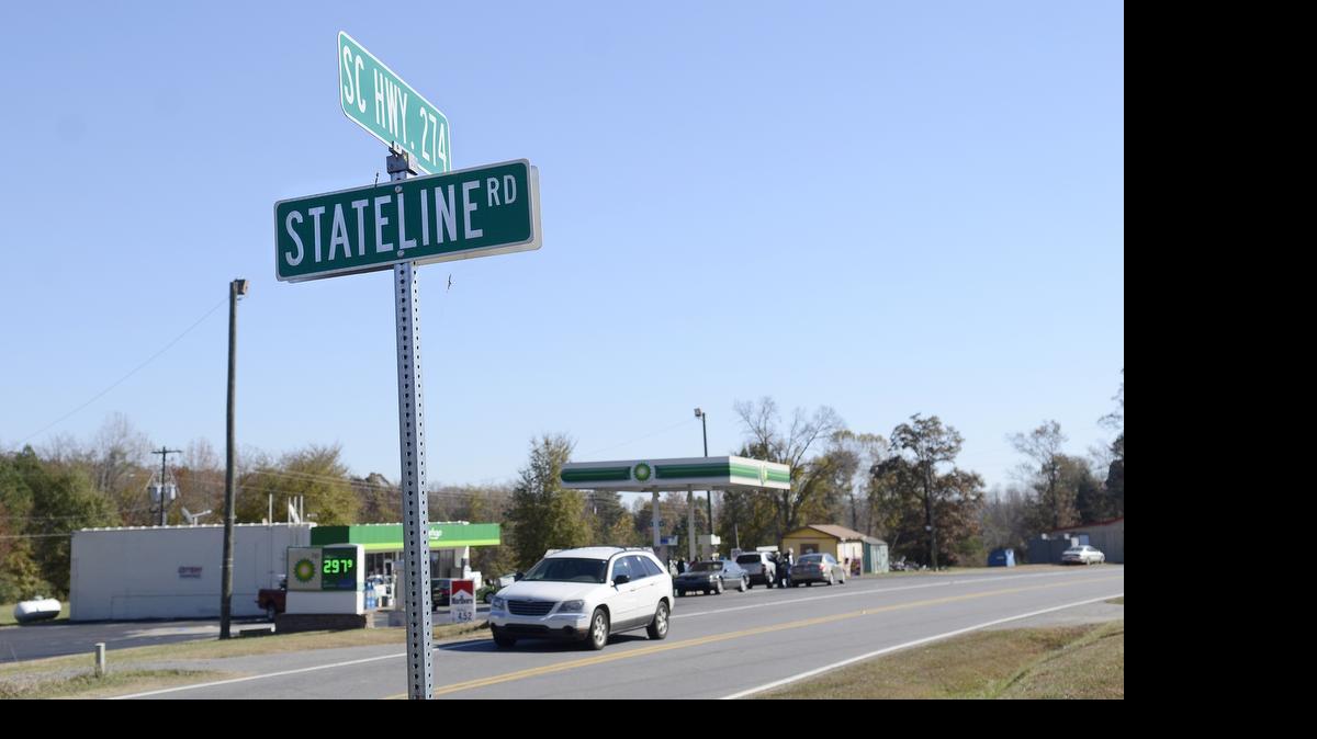 
The Lake Wylie Mini Mart could be affected by plans to create a new state boundary line near Lake Wylie. Because of state tax codes, the market sells gas cheaper in South Carolina.
