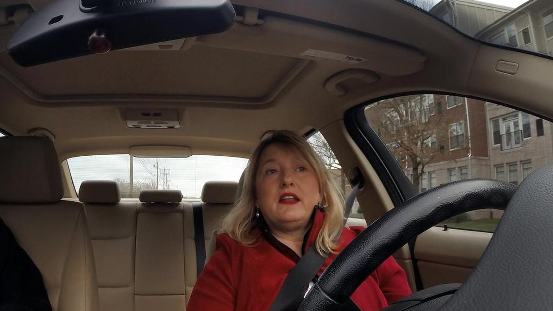 
Uber driver partner Lisa Schuerenberg takes a fare to a destination in Durham in December. A House committee approved new regulations for the ride-hailing company and its competitors.
