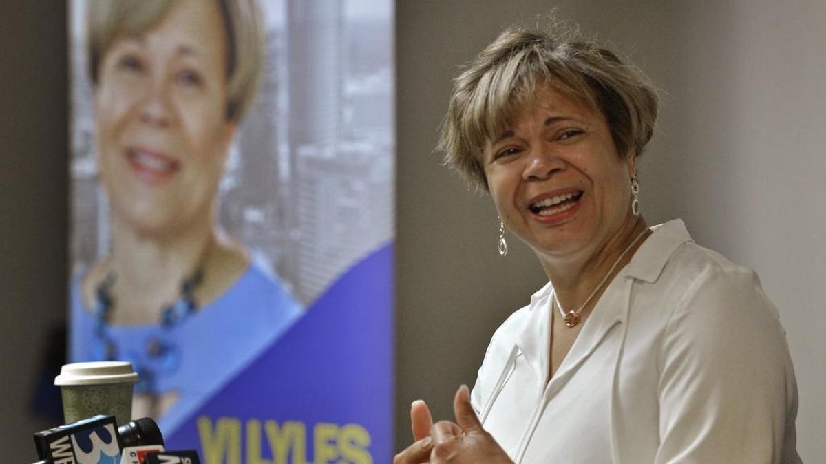 Democrat Vi Lyles takes office in December as Charlotte's first African-American female mayor.
