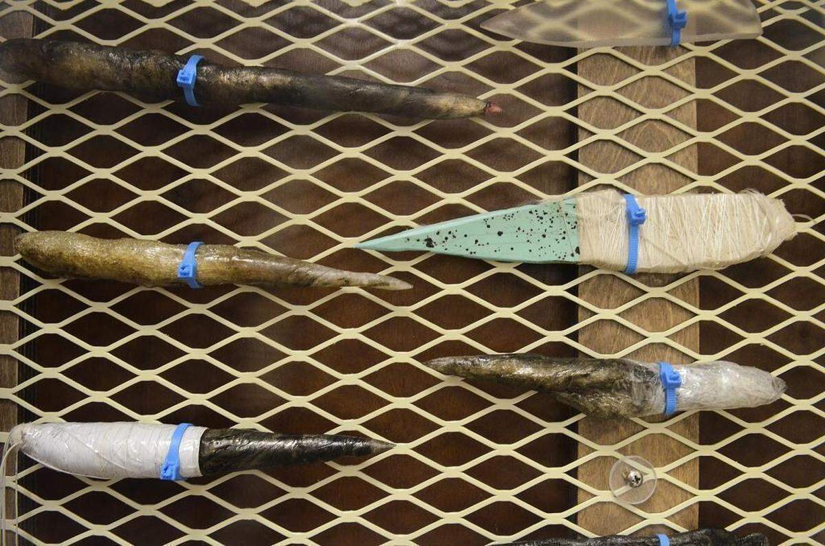 Inmates at Lanesboro Correctional Institution make shanks – homemade knives – from pieces of metal and melted plastic. Prisoners used shanks in 2012 to attack and kill a rival gang member.