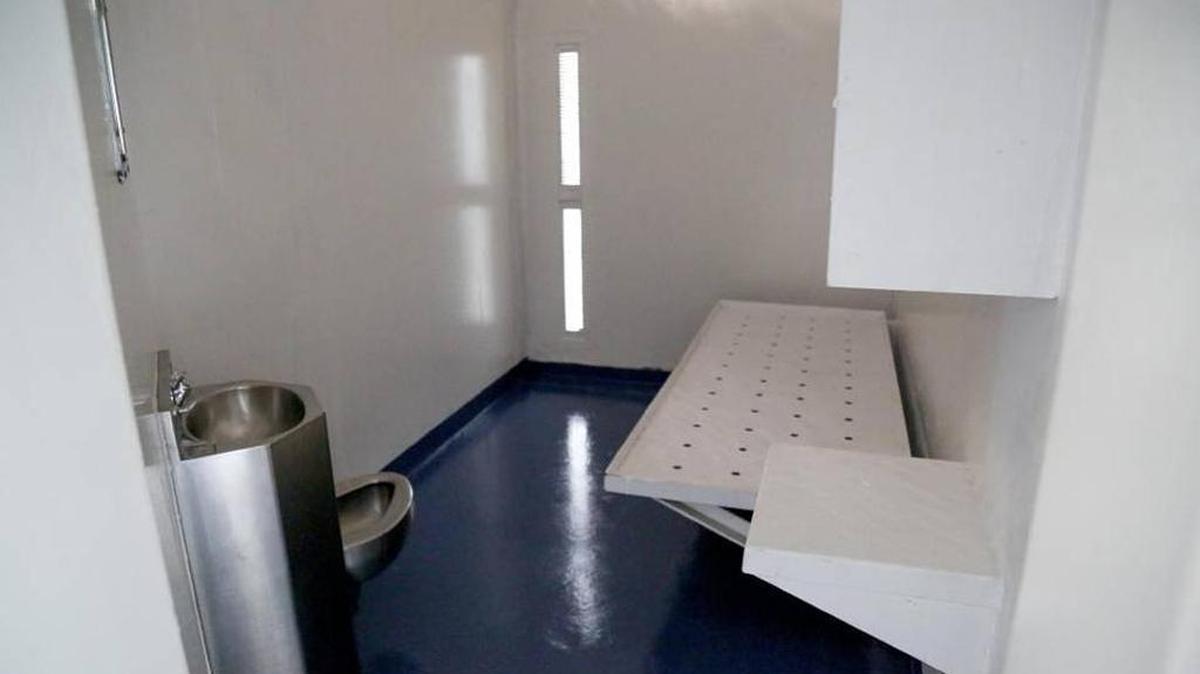 A cell inside Unit One, at Central Prison in Raleigh. After many inmates complained that officers brutally beat them in parts of Unit One that weren’t monitored by video cameras, a publicly funded law office known as Prisoner Legal Services stepped in and filed a lawsuit on their behalf. Now, however, funding cuts have hampered the office’s ability to take on such cases.
