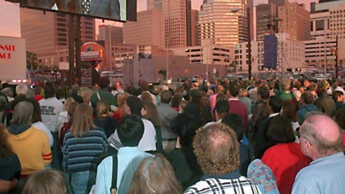 I saw Graham preach to hundreds of thousands – but I’ll remember him for a very different reason