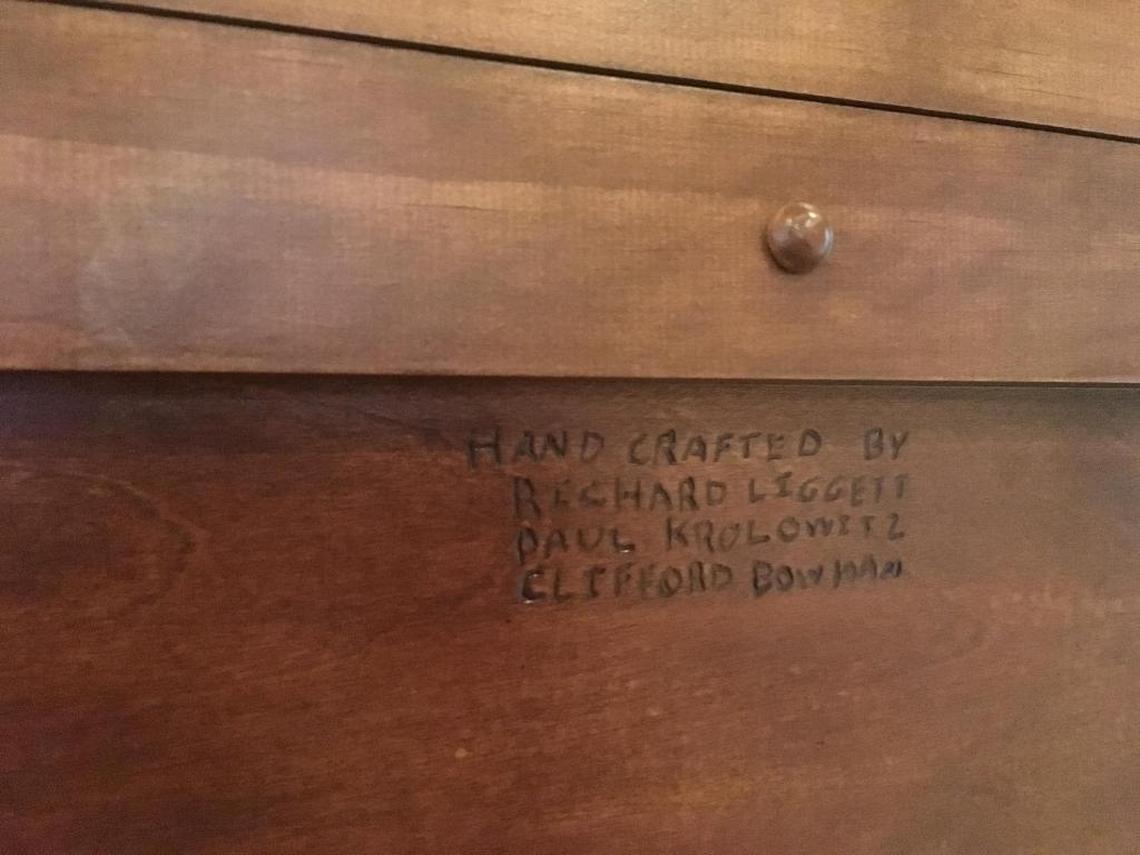 Inmates at Louisiana State Penitentiary built Rev. Billy Graham’s casket at the request of his son Franklin Graham. Three inmate names, Richard Liggett, Paul Krolowitz and Clifford Bowman, are burned into the wood of the casket.