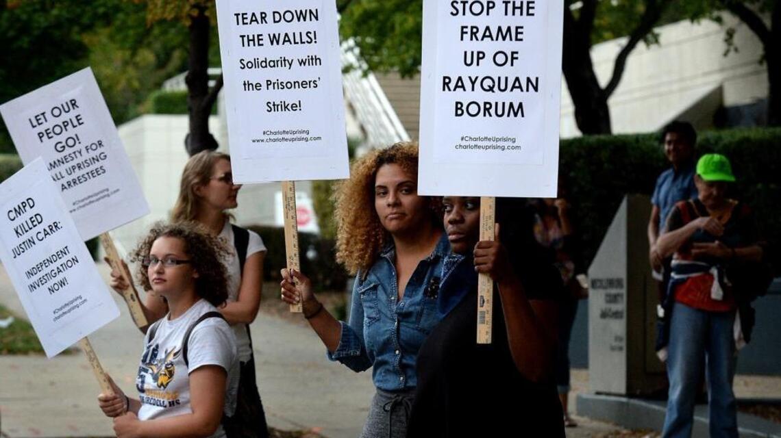 Charlotte street protests return Friday with focus on jail
