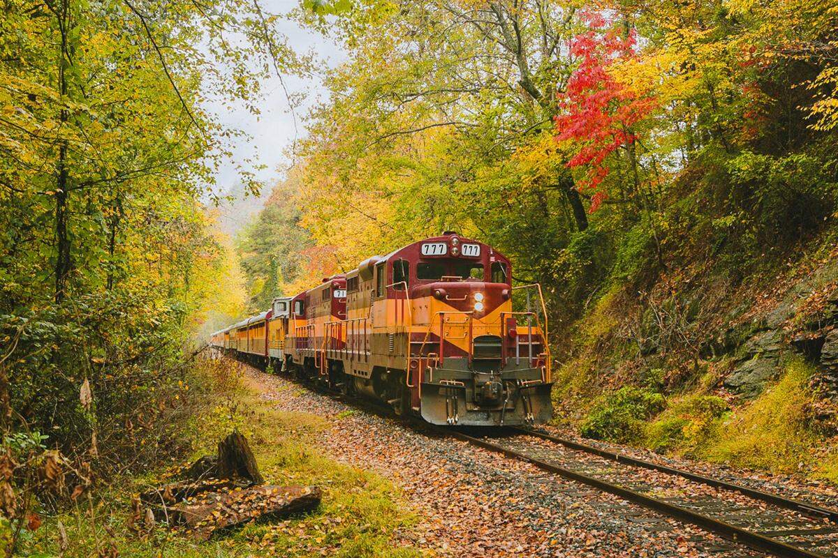 Bryson City, which has a depot for the Great Smoky Mountains Railroad, was named a top small town. (Swain County Tourism Development Authority/TNS)