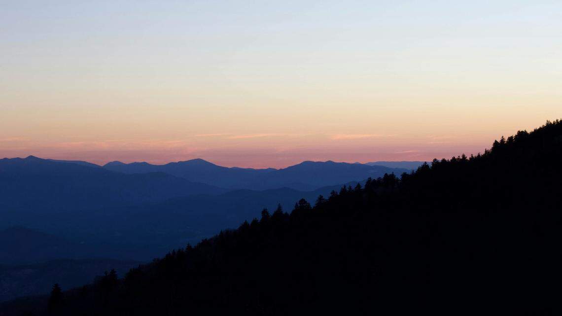 A sudden storm sent people scrambling near the North Carolina-Tennesee border, a bridal photographer said.