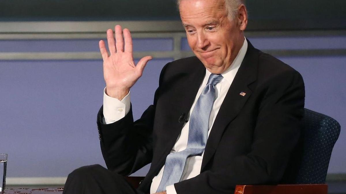Vice President Joe Biden at an event Tuesday to honor former Vice President Walter Mondale at George Washington University in Washington.