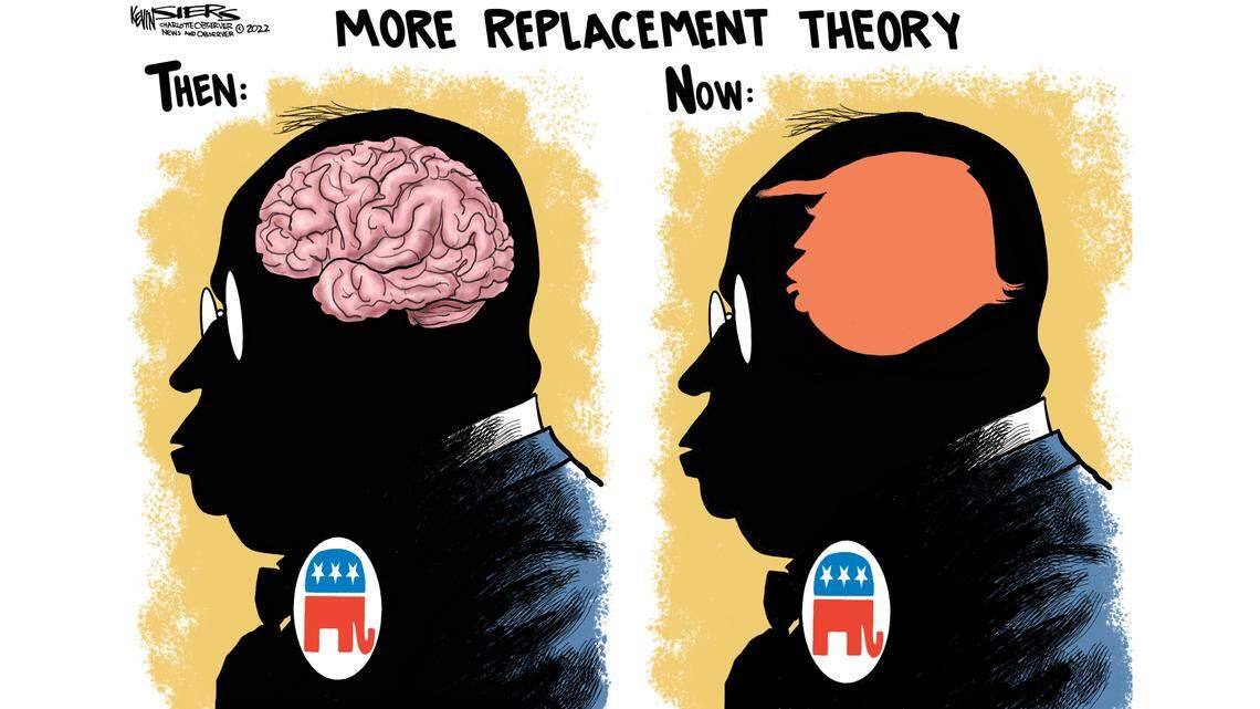 Kevin Siers cartoon: GOP Replacement Theory