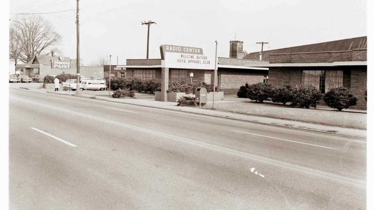 Radio Center, on South Boulevard, will be bulldozed soon for a German grocery store.