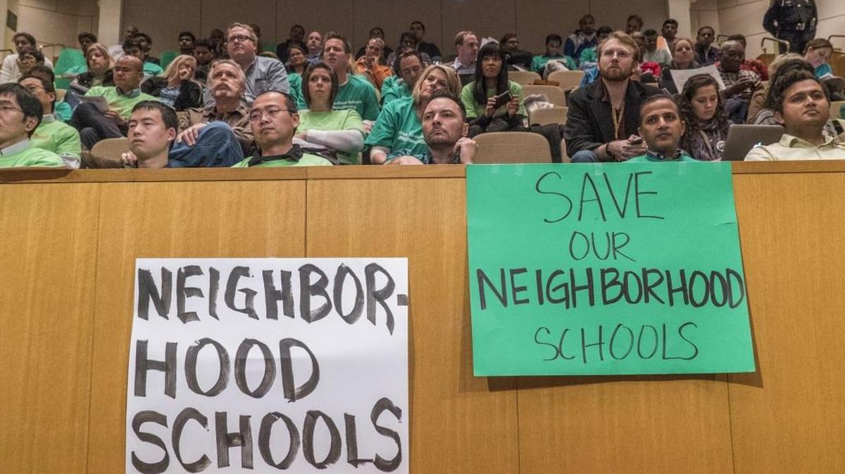 The student assignment debate could help seal the fate of an $805 million bond proposal.