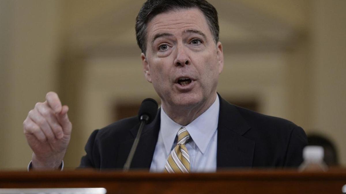 FBI director James Comey testifies Monday before the House Intelligence Committee.
