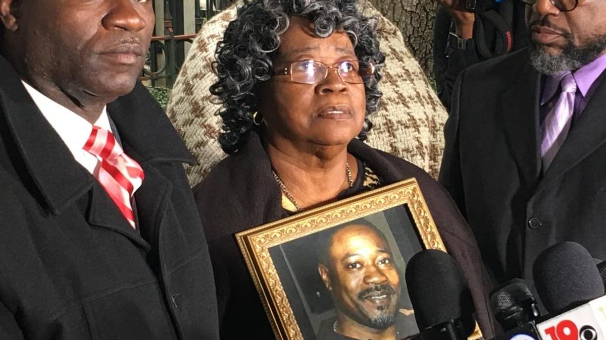 Judy Scott, Walter Scott’s mother, speaks after Michael Slager was sentenced to 20 years in prison for his death.