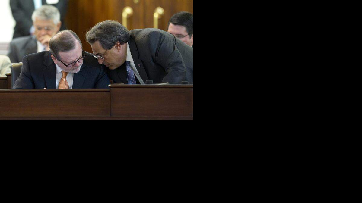 
Sen Bob Rucho (r) will preside over a hearing Tuesday on bills that would change the makeup of the Wake County commission and the Greensboro City Council.
