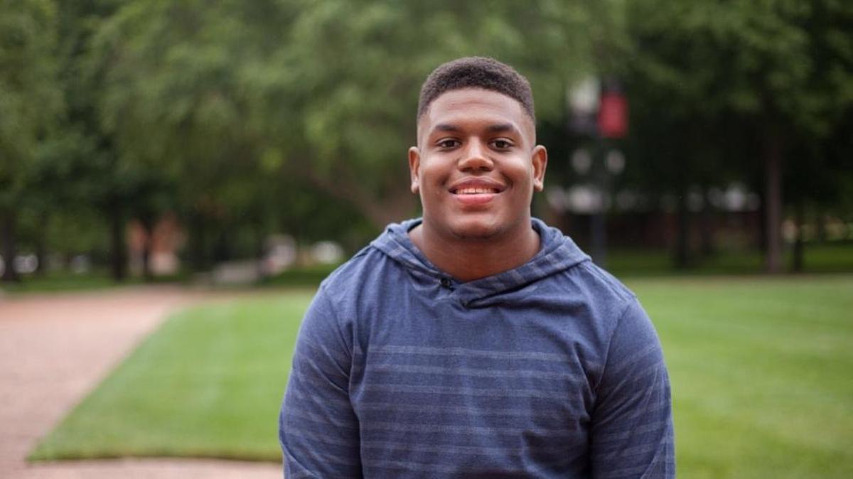 Jonathan Sheperd-Smith, a Davidson College senior from Atlanta, had a different perspective on policing than an officer who spoke to his class.