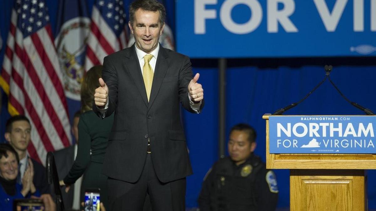 Virginia Gov.-elect Ralph Northam led a Democratic wave in Virginia last Tuesday.