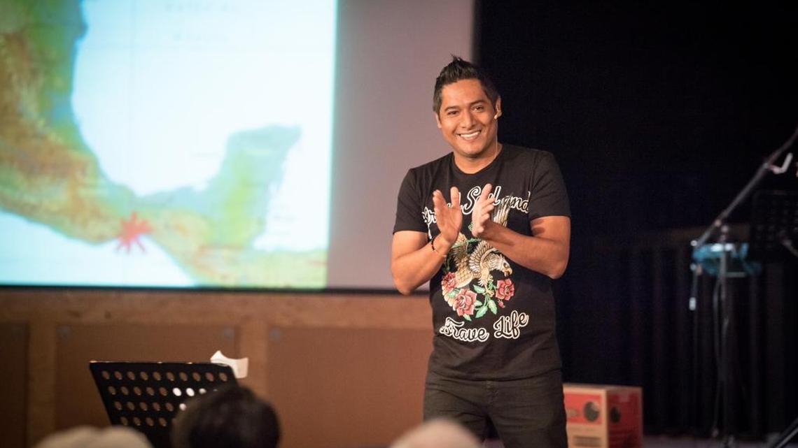 Nelson Morales, a Mexican photographer and current Artist in Residence at the McColl Center for Art + Innovation, appearing on CreativeMornings/Charlotte this month.