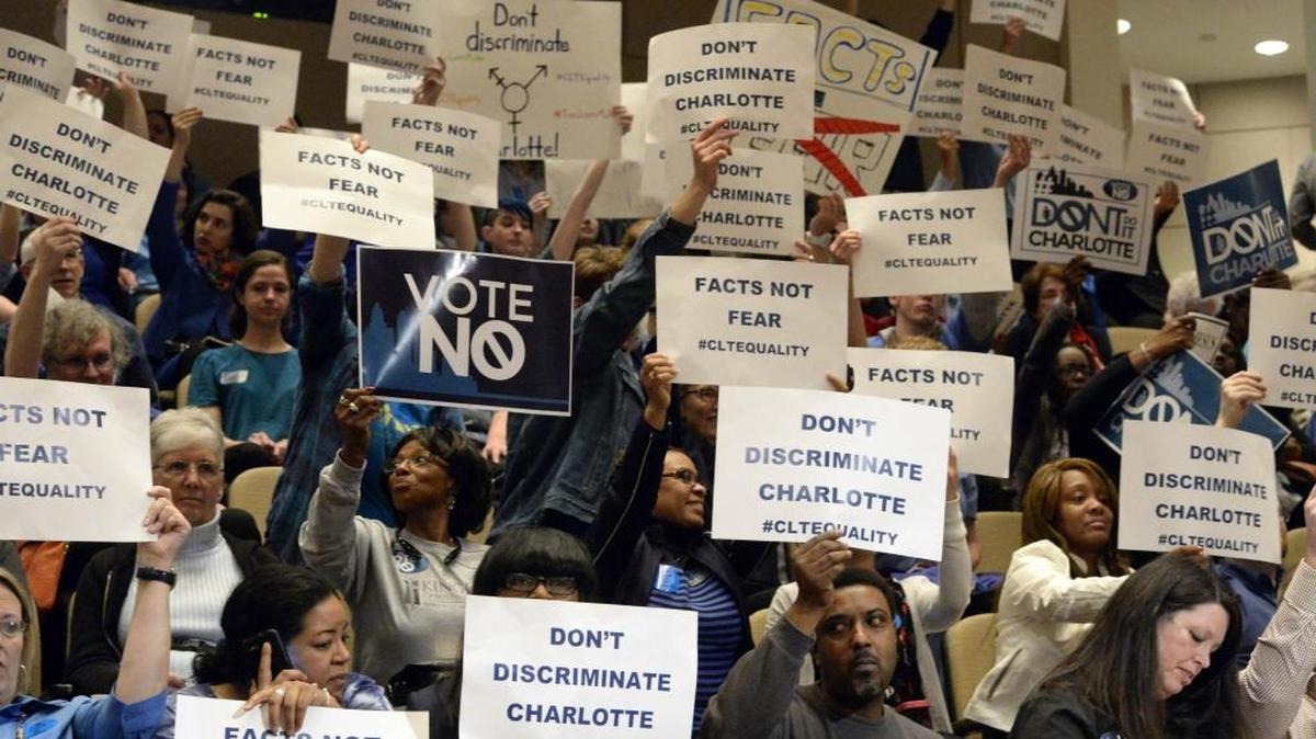 A non-discrimination LGBT proposal was rejected last year by the Charlotte City Council.