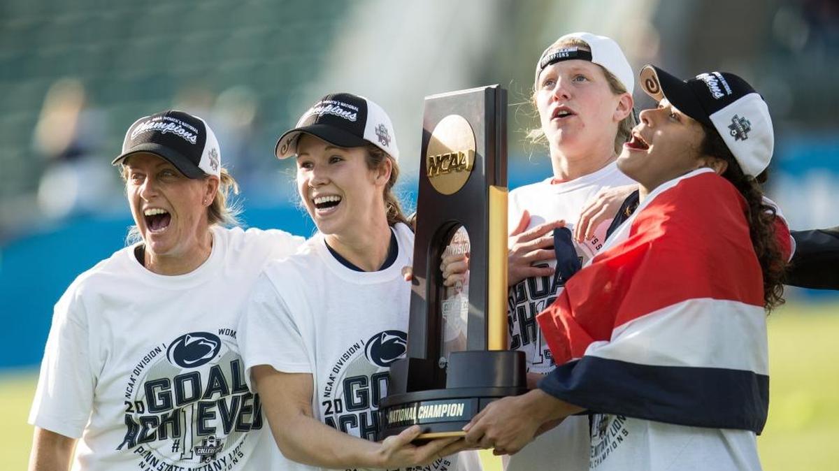 There will be no celebrating the NCAA women’s soccer title in Cary this year, as Penn State did last year.