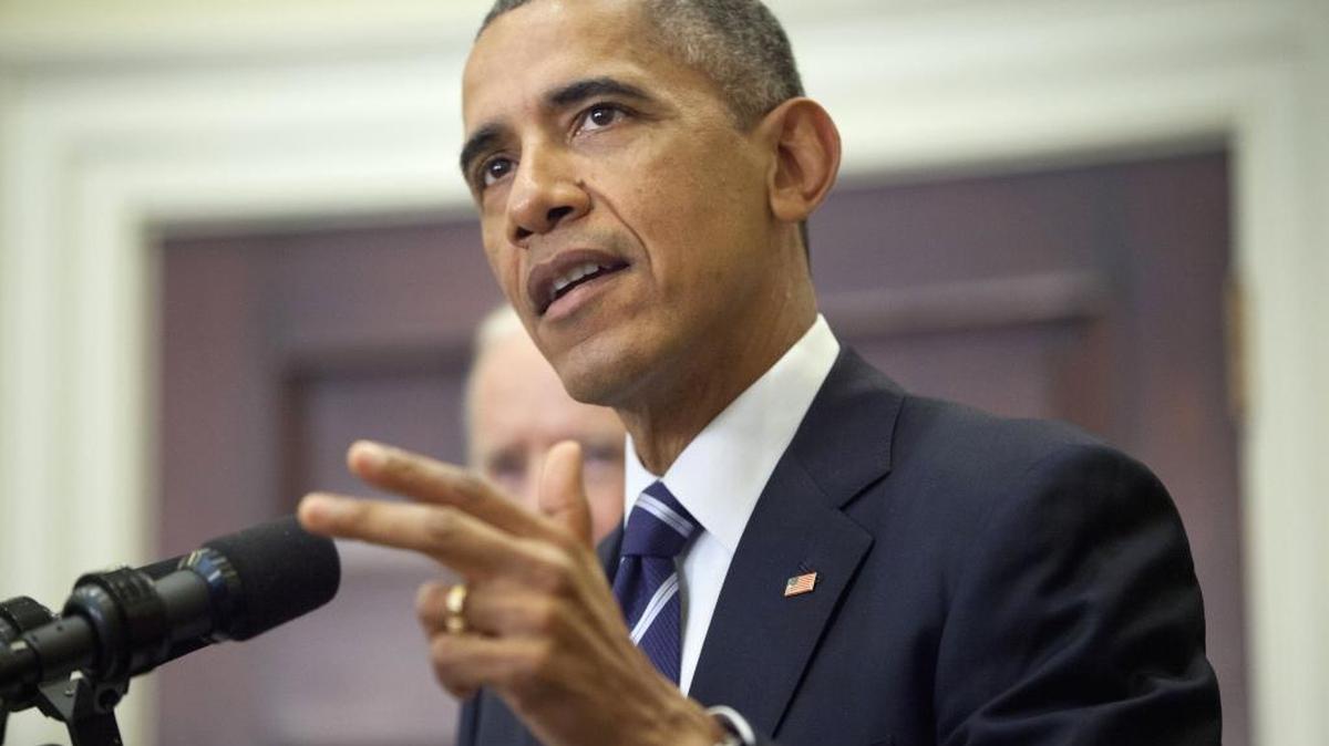 President Barack Obama announces his rejection of the Keystone XL pipeline Friday.
