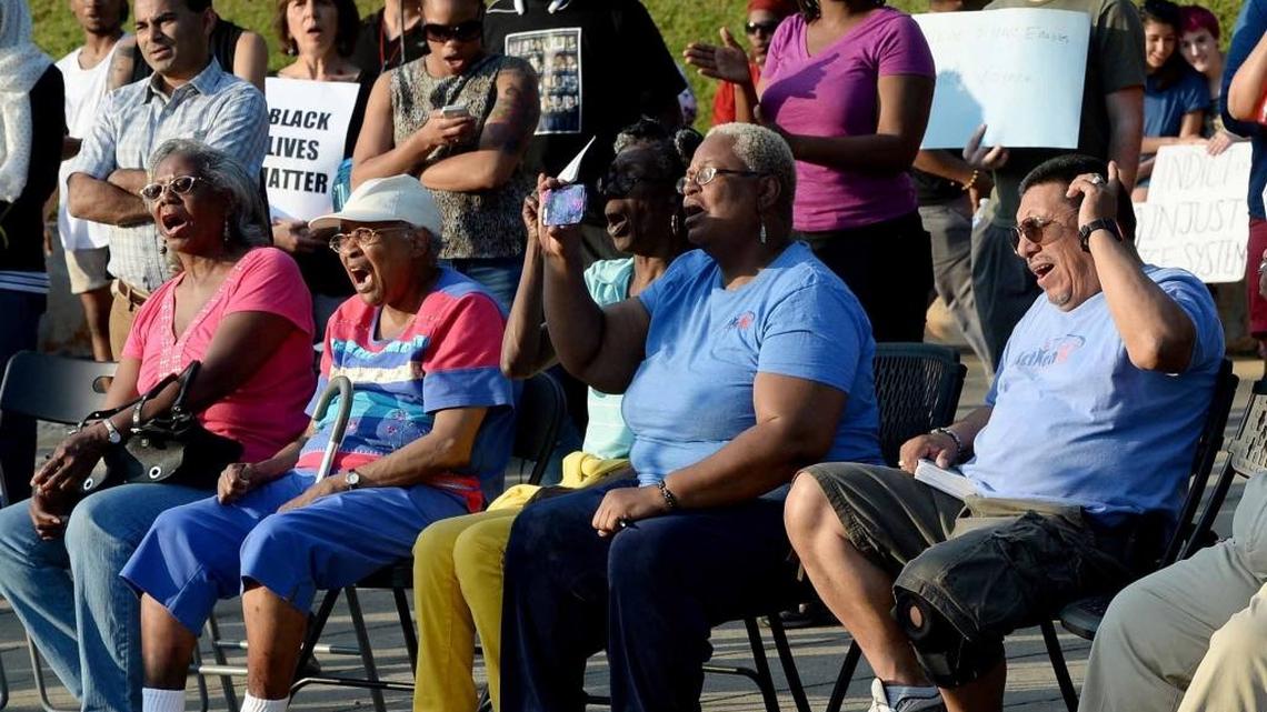 Black Lives Matter protesters gathered at Marshall Park in 2015. But the group is about much more than protests.
