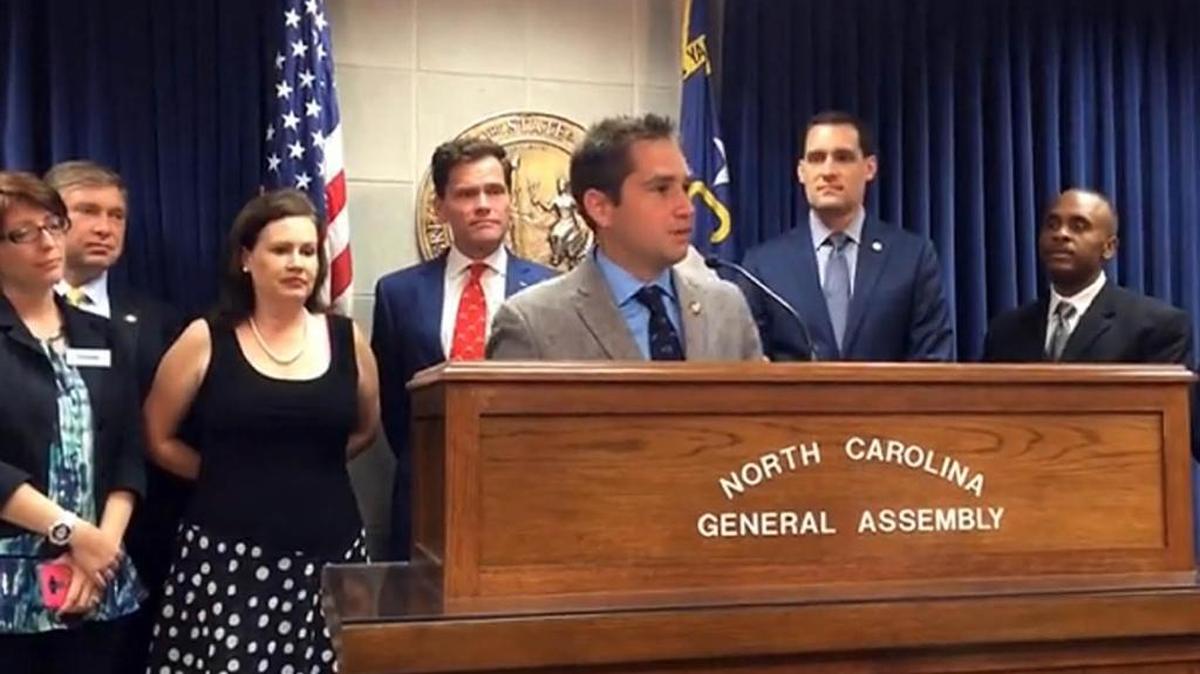 N.C. Rep. Chris Sgro on Tuesday talks about draft legislation aimed at changing provisions in House Bill 2.