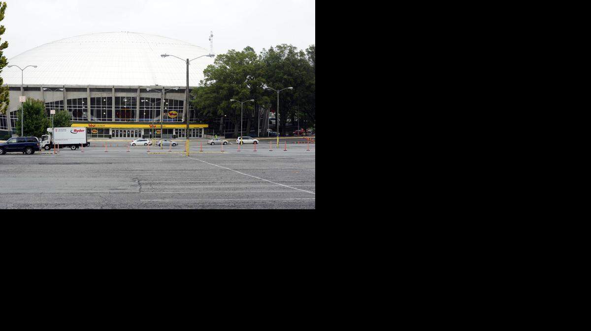 
The city has hoped to create an amateur sports complex in a parking lot near Bojangles' Coliseum.


