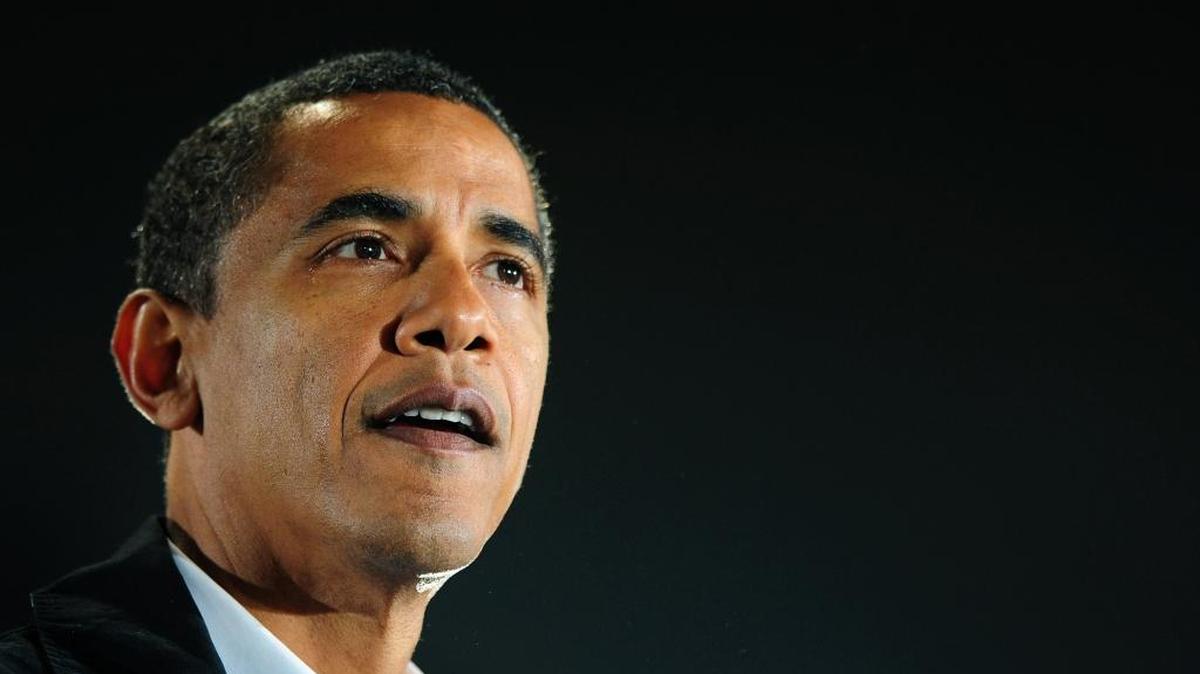 Barack Obama in Charlotte in November 2008.