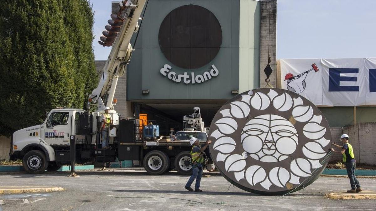 The city demolished the old Eastland Mall in hopes of redeveloping the property.