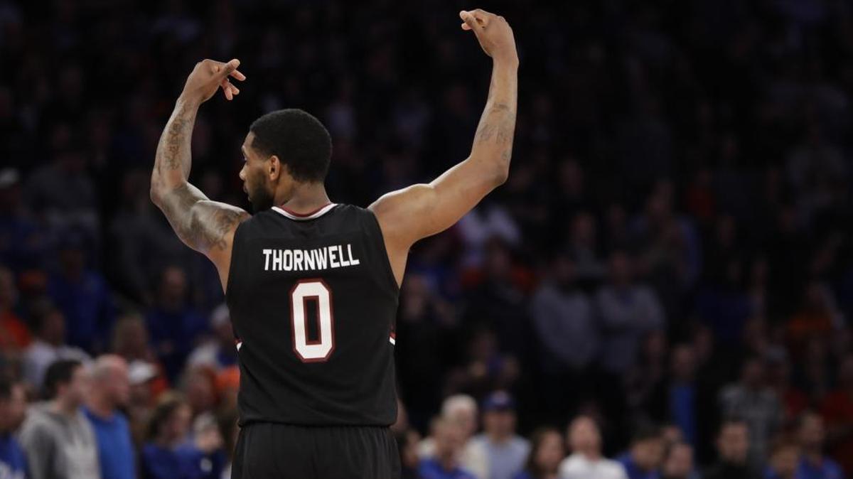 Sindarius Thornwell has led South Carolina to the Final Four in the NCAA men’s basketball tournament.