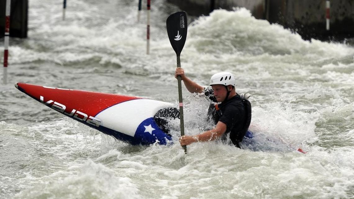 Whitewater sports have been suspended at the U.S. National Whitewater Center.