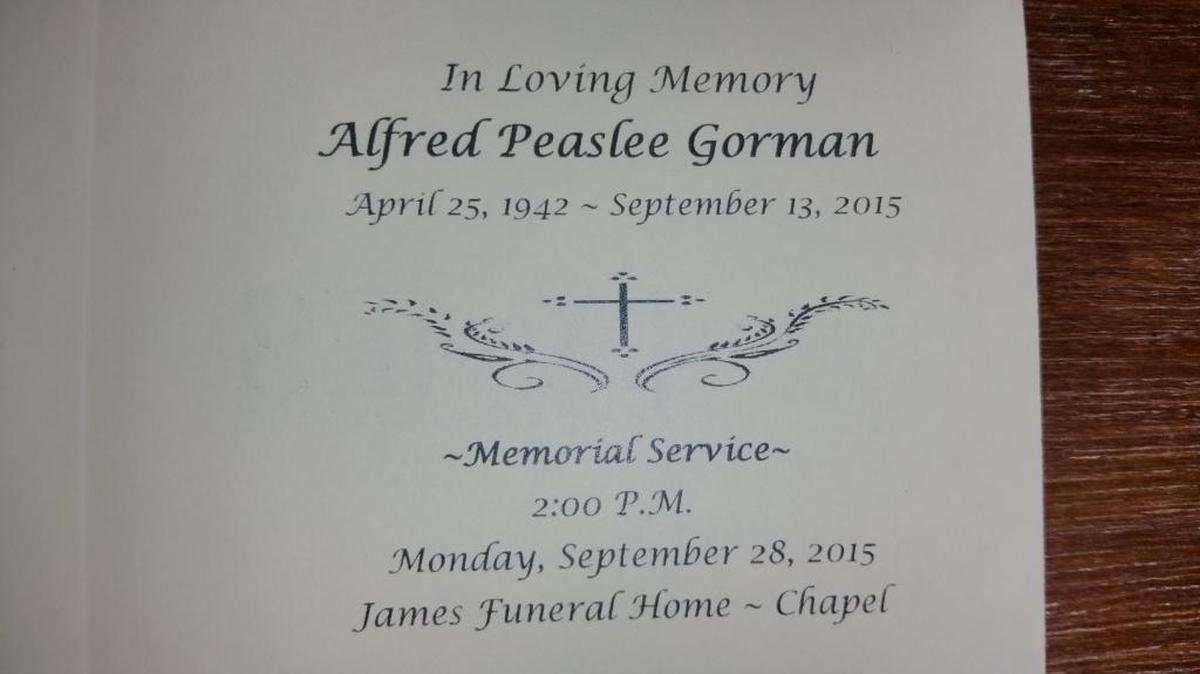 
Al Gorman was killed recently when a car hit him while he rode his bike.
