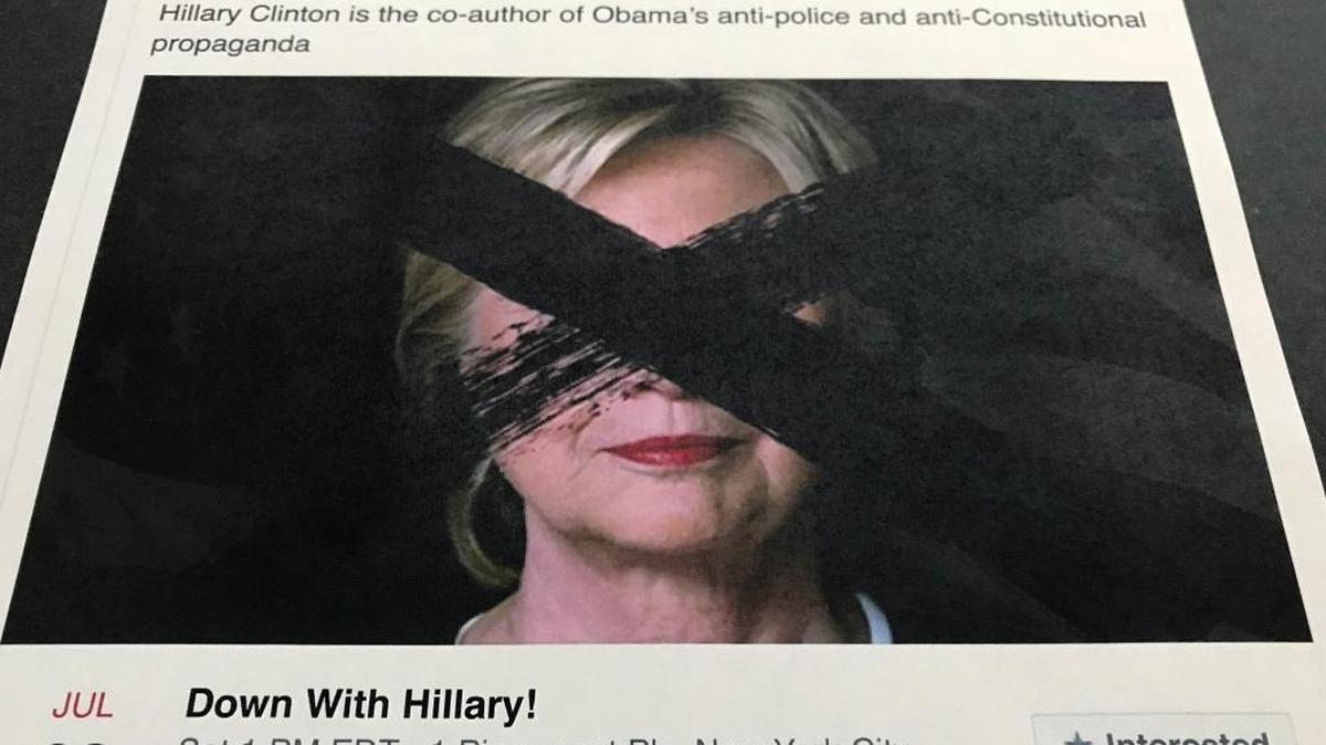 A July 2016 Facebook posting from “Being Patriotic,” an organization led by Russians who were indicted by a U.S. federal grand jury last week.