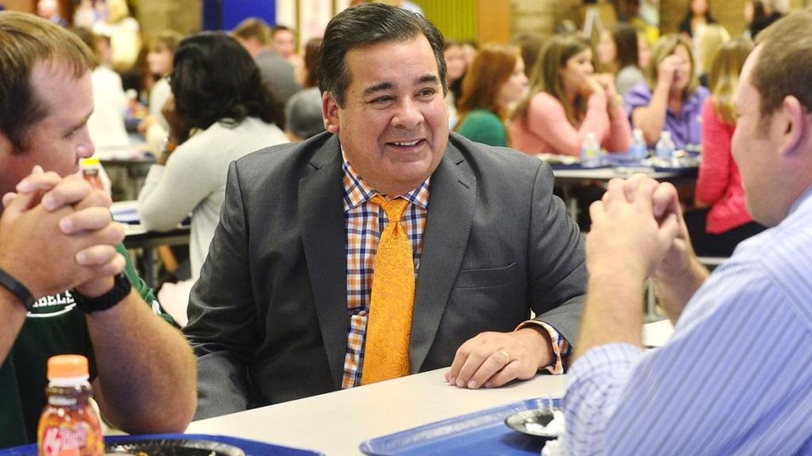 Clayton Wilcox was named new superintendent of Charlotte-Mecklenburg Schools last week.