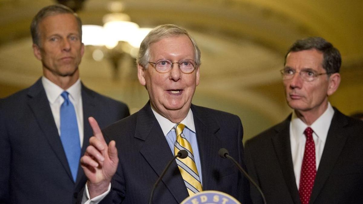 Senate Majority Leader Mitch McConnell proposed a new GOP health care bill Thursday.