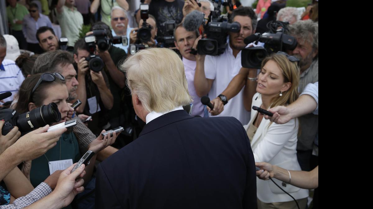 
A lot of campaign cameras are pointed at Donald Trump right now. Will it last? 
